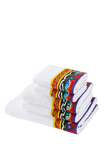 Carretto Terry Cotton Towels, Set of 5